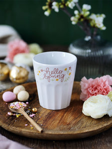 HELLO SPRING - Limitierter Porzellanbecher